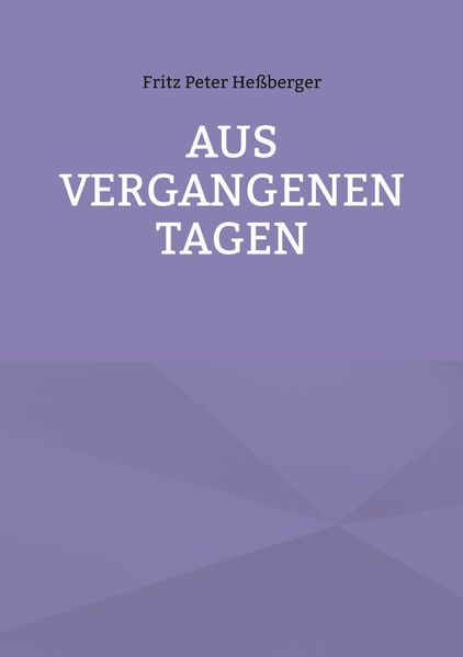 Cover von Aus vergangenen Tagen
