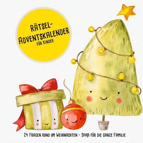 Cover von Rätsel-Adventskalender für Kinder