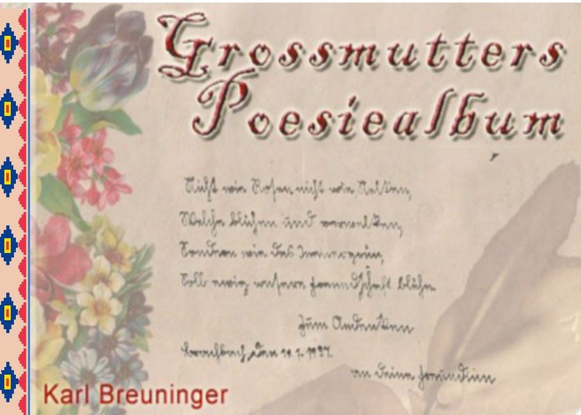 Cover von Großmutters Poesiealbum