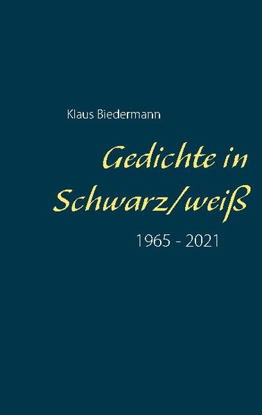 Cover von Gedichte in Schwarz/weiß