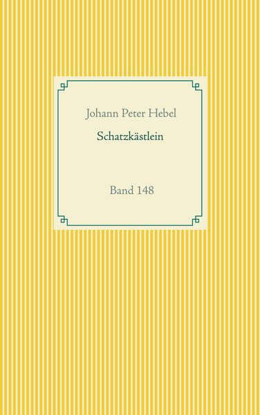 Cover von Schatzkästlein des rheinischen Hausfreundes