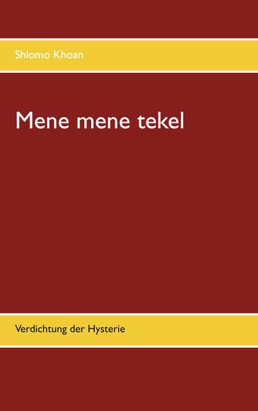 Cover von Mene mene tekel