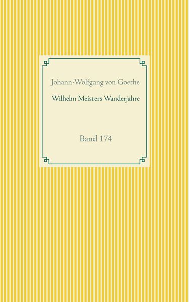 Cover von Wilhelm Meisters Wanderjahre