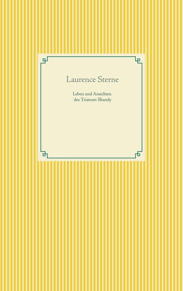 Cover von Leben und Ansichten des Tristram Shandy