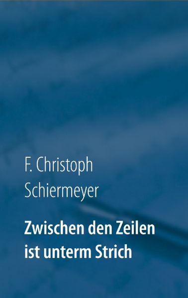 Cover von Zwischen den Zeilen ist unterm Strich