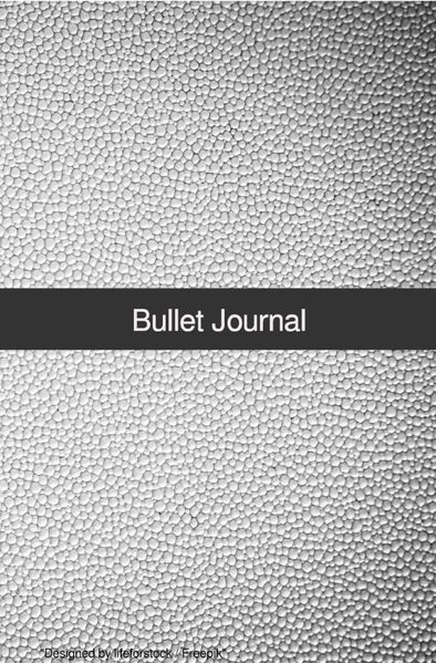 Cover von Bullet Journal in edler Lederoptik 60 Seiten kariert Ringbuch Businessplaner Geschenke
