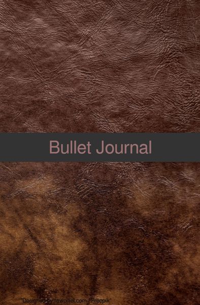 Cover von Notizbuch spiral kariert / Bullet Journal in edler Lederoptik 60 Seiten kariert Ringbuch Businessplaner Geschenke