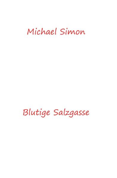 Cover von Blutige Salzgasse