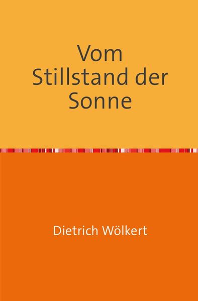 Cover von Vom Stillstand der Sonne