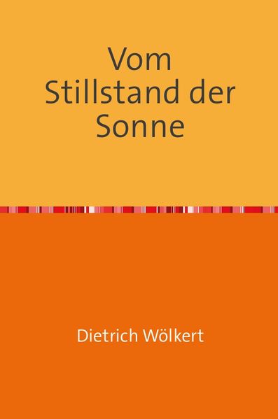 Cover von Vom Stillstand der Sonne