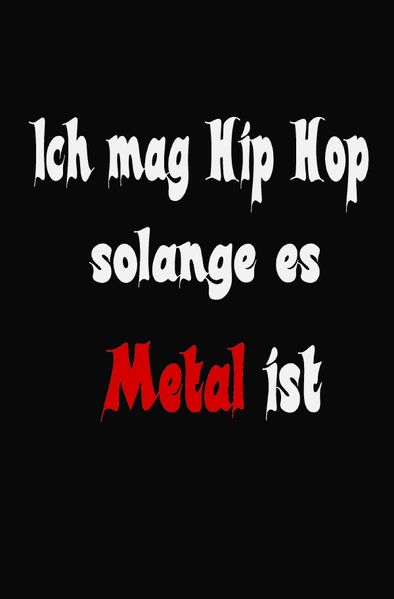 Cover von Lustig Heavy Metal Sprüche Notizbuch für Metal und Rock Fans punktiert dotted 68 Seiten