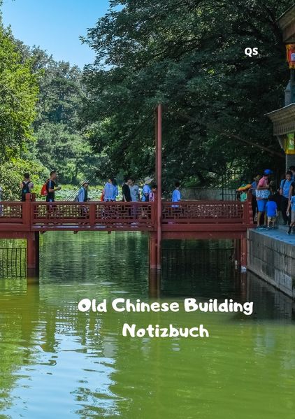 Cover von Old Chinese Building Notizbuch