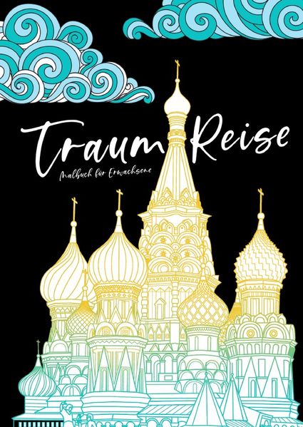 Cover von Traumreise – Malbuch für Erwachsene
