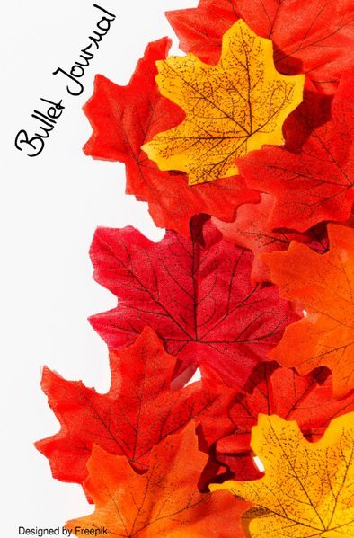 Cover von Herbst / Notizbuch Herbst Design,Bullet Journal, Geschenkidee, Softcover, 68 Seiten dotted