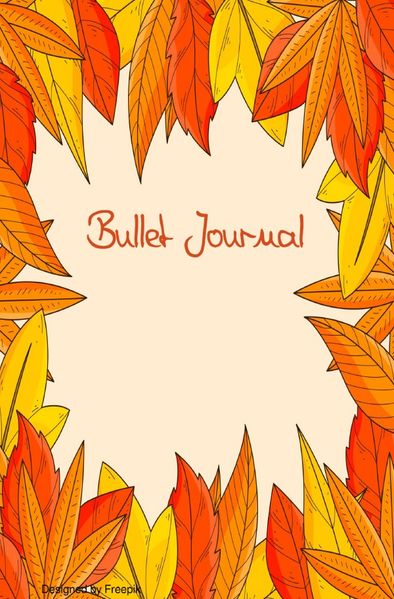 Cover von Herbst / Notizbuch Herbst Design,Bullet Journal, Geschenkidee, Softcover, 68 Seiten dotted
