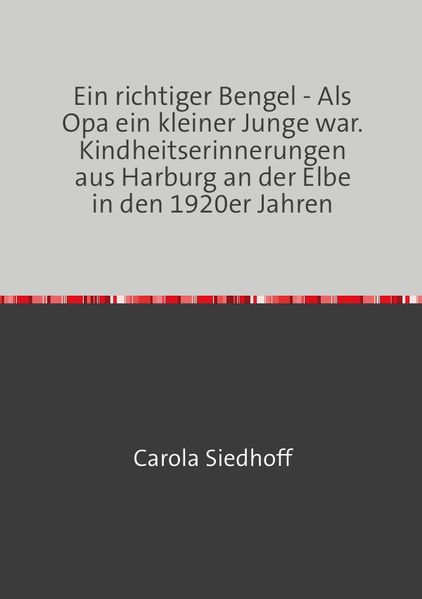 Cover von Ein richtiger Bengel – Als Opa ein kleiner Junge war. Kindheitserinnerungen aus Harburg an der Elbe in den 1920er Jahren