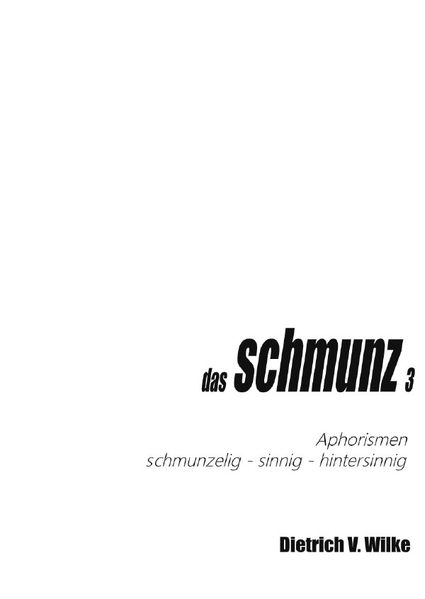 Cover von Schmunz / das Schmunz 3
