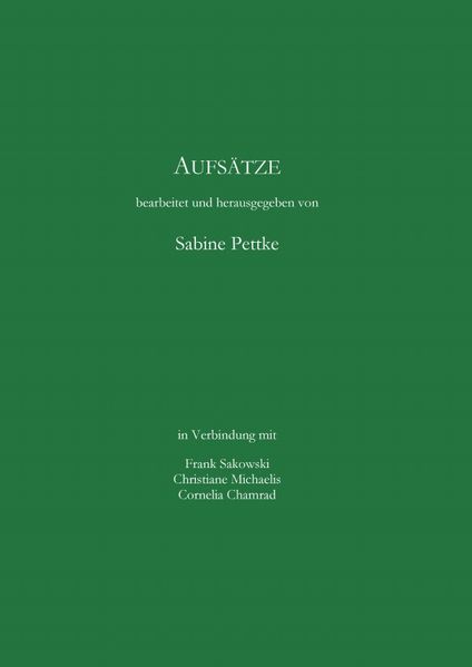 Cover von Aufsätze