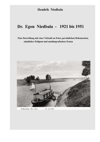 Cover von Dr. Egon Niedbala – 1921 bis 1951