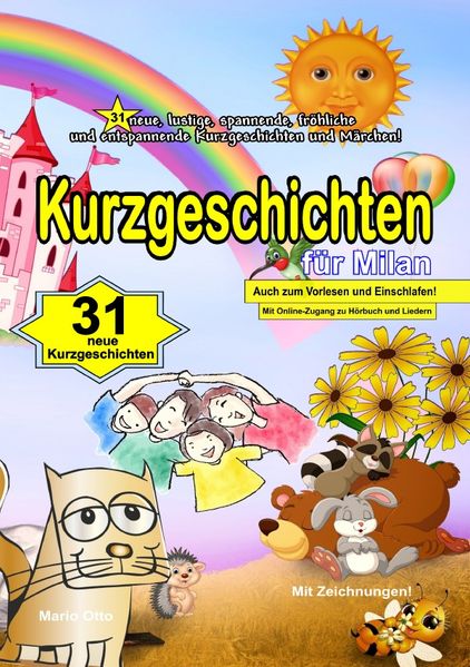Cover von Kurzgeschichten für Milan – Ein Namenbuch mit 31 Kurzgeschichten und Märchen