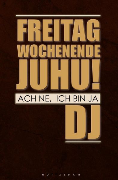 Cover von Notizbuch für DJs