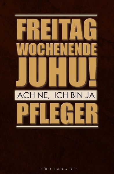 Cover von Notizbuch für Pfleger
