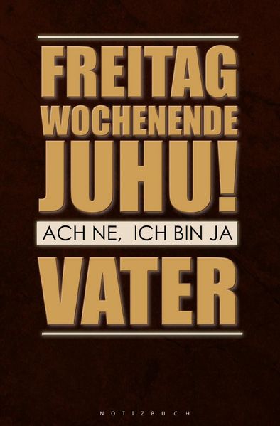 Cover von Notizbuch für Väter / Vater