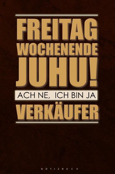Cover von Notizbuch für Verkäufer