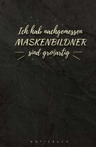 Cover von Notizbuch für Maskenbildner