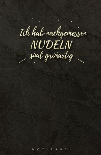 Cover von Notizbuch Nudeln