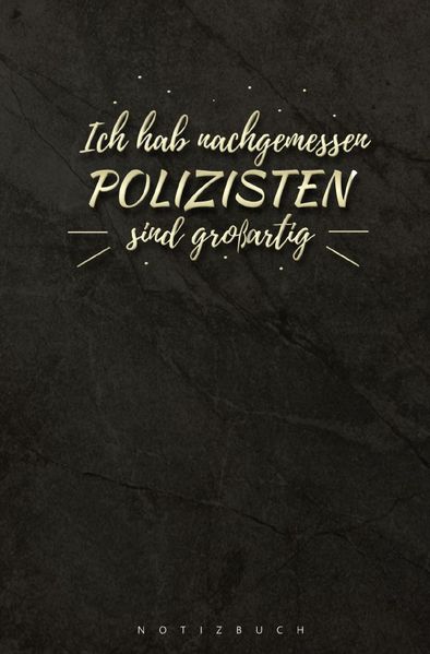 Cover von Notizbuch für Polizisten