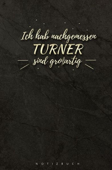 Cover von Notizbuch für Turner