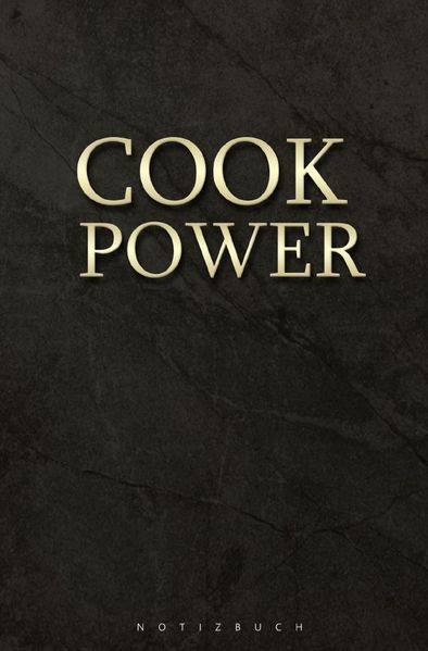 Cover von Notizbuch cook power / Koch
