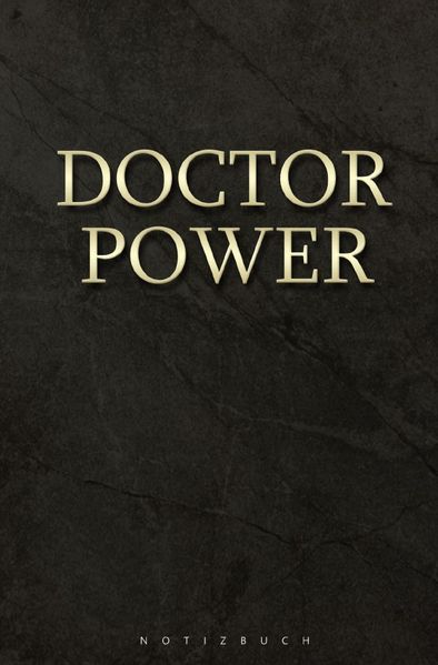 Cover von Notizbuch doctor power / Doktor