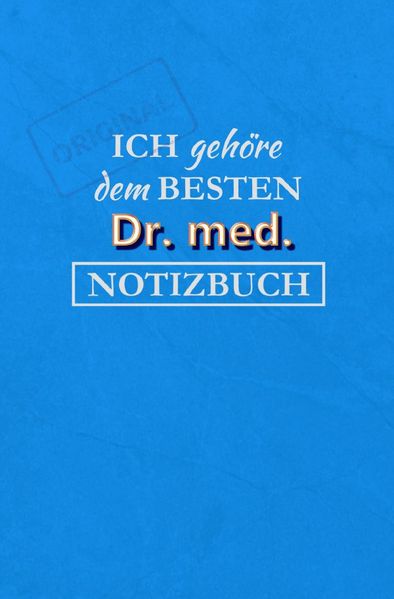 Cover von Notizbuch für einen Arzt Dr. med.