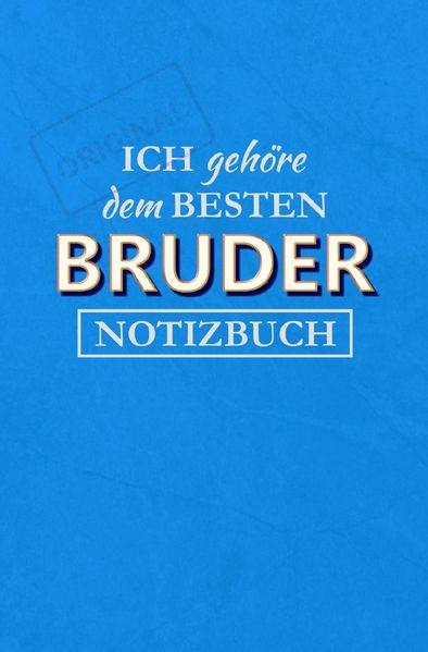 Cover von Notizbuch für einen Bruder