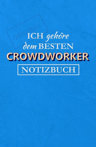 Cover von Notizbuch für einen Crowdworker