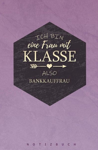Cover von Notizbuch für eine Bankkauffrau