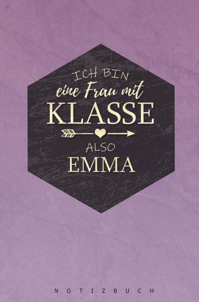 Cover von Notizbuch für Emma