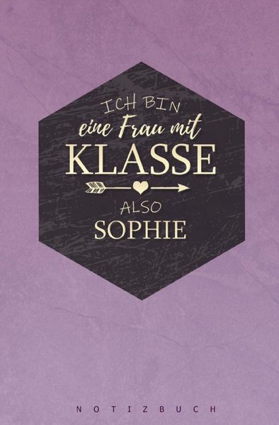 Cover von Notizbuch für Sophie