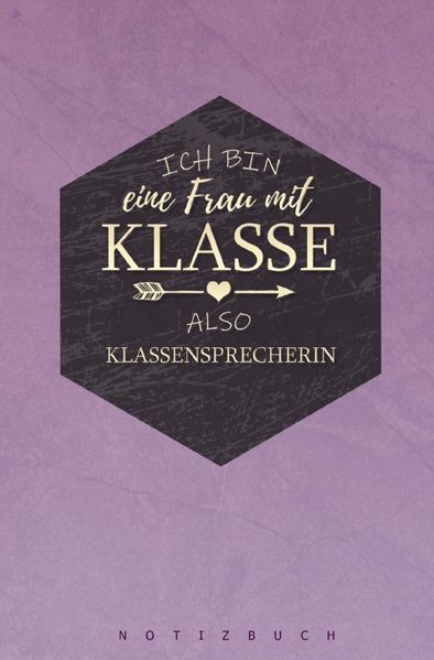 Cover von Notizbuch für eine Klassensprecherin