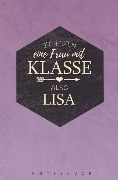 Cover von Notizbuch für Lisa