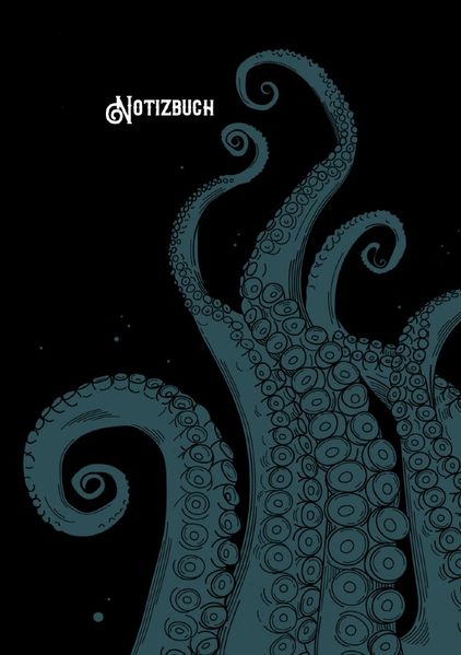 Cover von Vintage Notizbuch Oktopus Krake