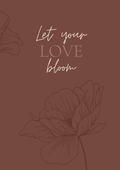 Cover von Blossom Collection / Notizbuch, Bullet Journal, Journal, Planer, Tagebuch „Love“
