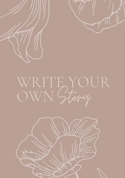 Cover von Blossom Collection / Notizbuch, Bullet Journal, Journal, Planer, Tagebuch „Write your own Story“
