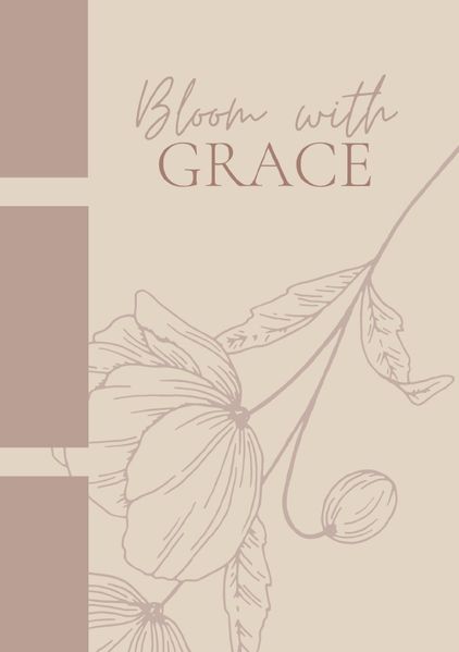 Cover von Blossom Collection / Notizbuch, Bullet Journal, Journal, Planer, Tagebuch „Grace“