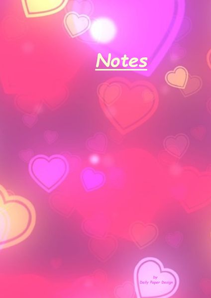 Cover von Notizbuch A5 liniert [Heart – Herz] Hardcover von Daily Paper Design | 80 Seiten | als Tagebuch, Bullet Journal, Notizheft | FSC-zertifiziert & aus nachhaltiger und umweltschonender Forstwirtschaft