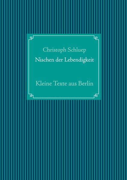 Cover von Nischen der Lebendigkeit