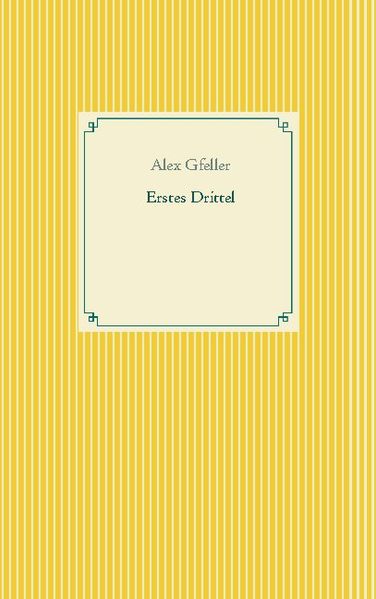 Cover von Erstes Drittel