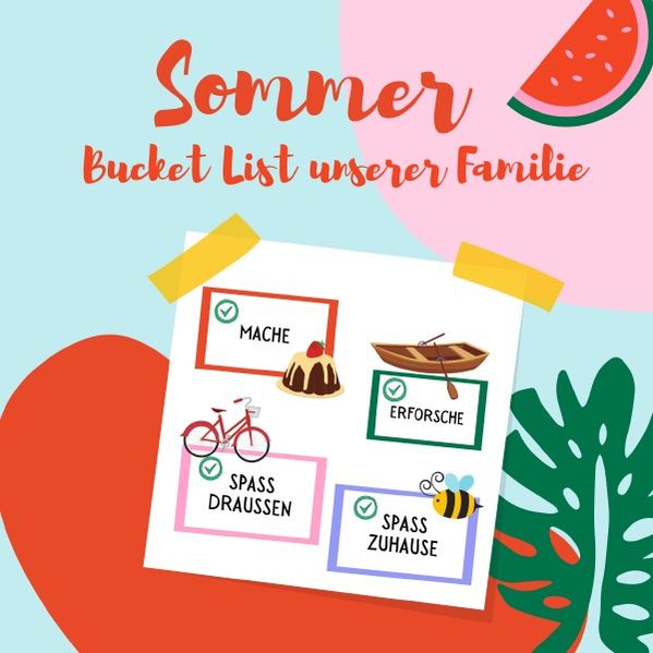 Cover von Sommer Bucket List unserer Familie
